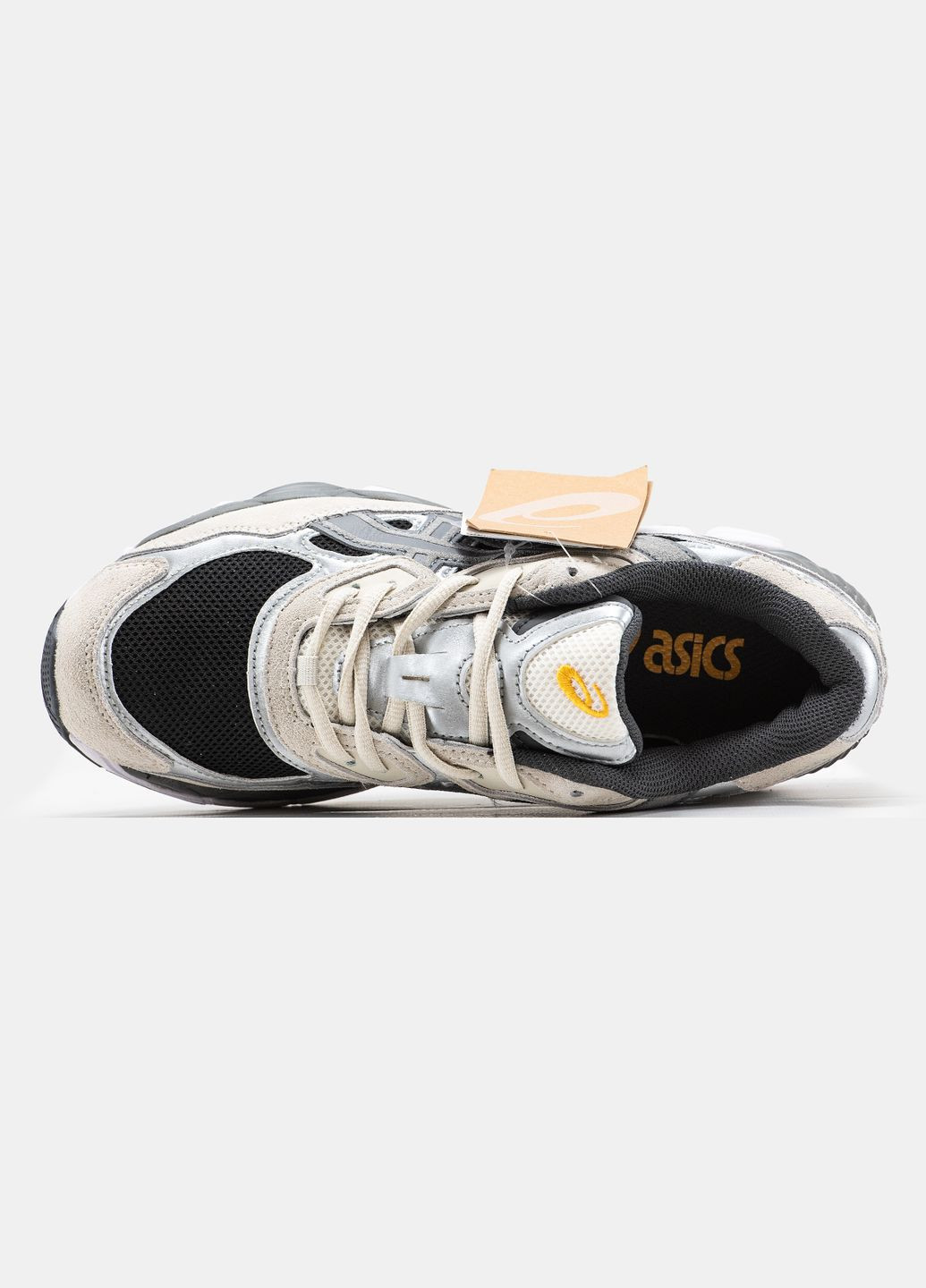 Сірі всесезонні жіночі кросівки asics gel nyc grey No Brand Gel-NYC