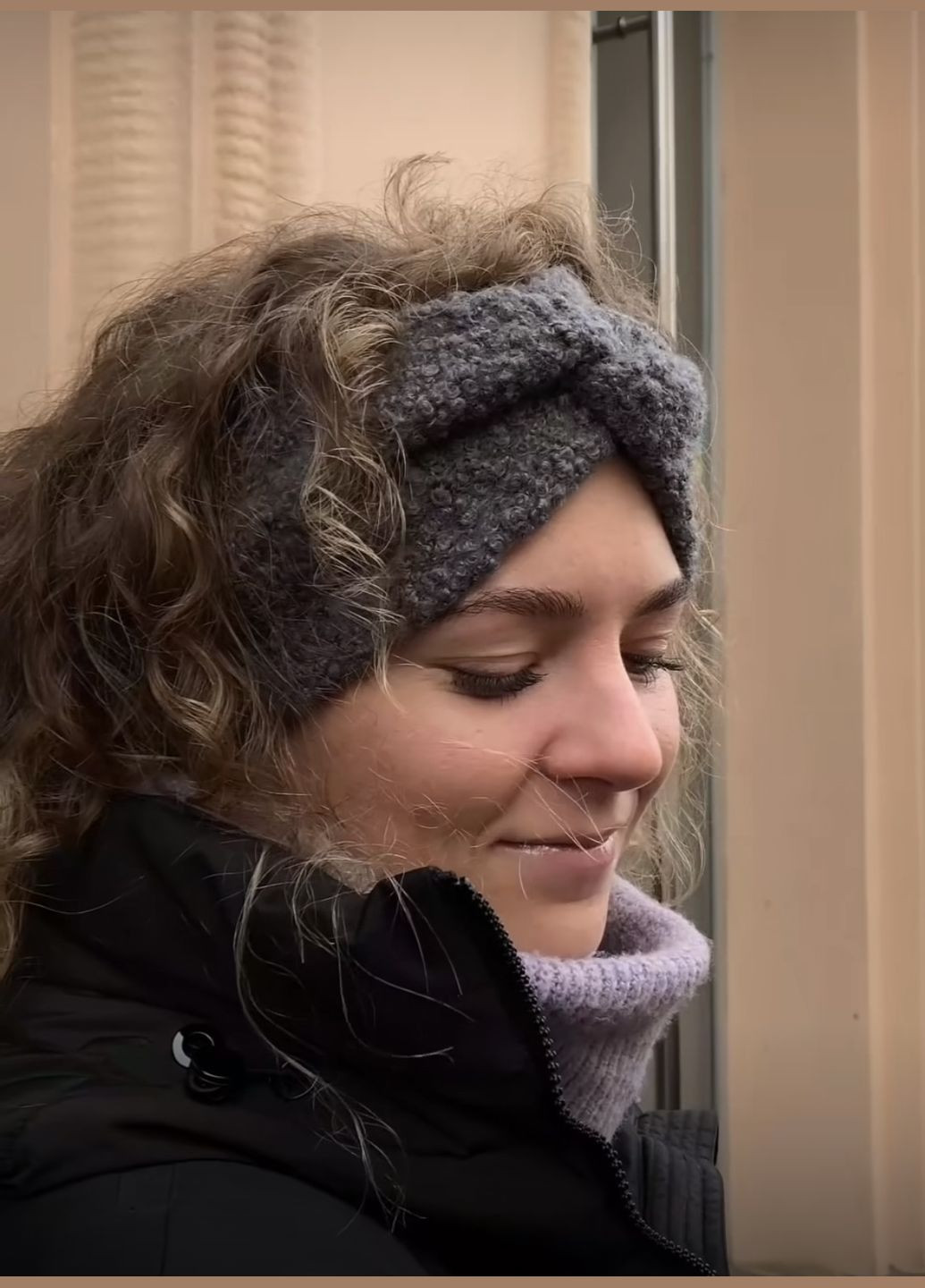 Повязка женская букле барашек Cleopatra (315729511)