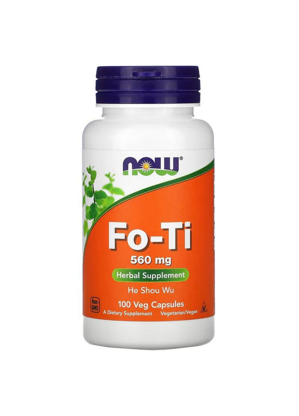 Натуральная добавка Fo-Ti 560 mg, 100 вегакапсул Now (293338725)