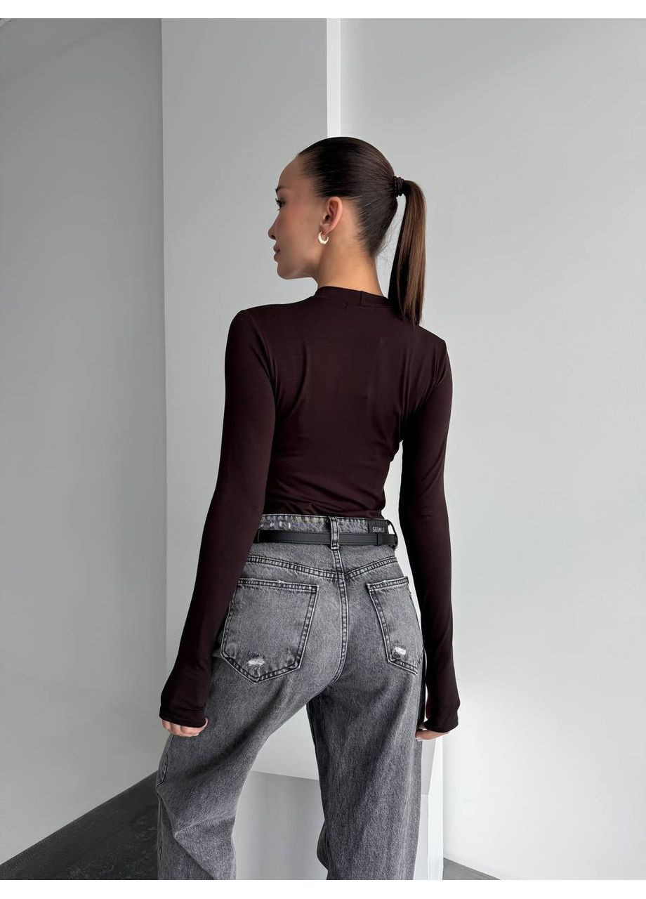 Жіночий легкий лонгслів Fashion (371133744)