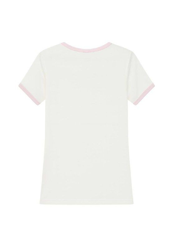 Белая летняя футболка белый Pretties