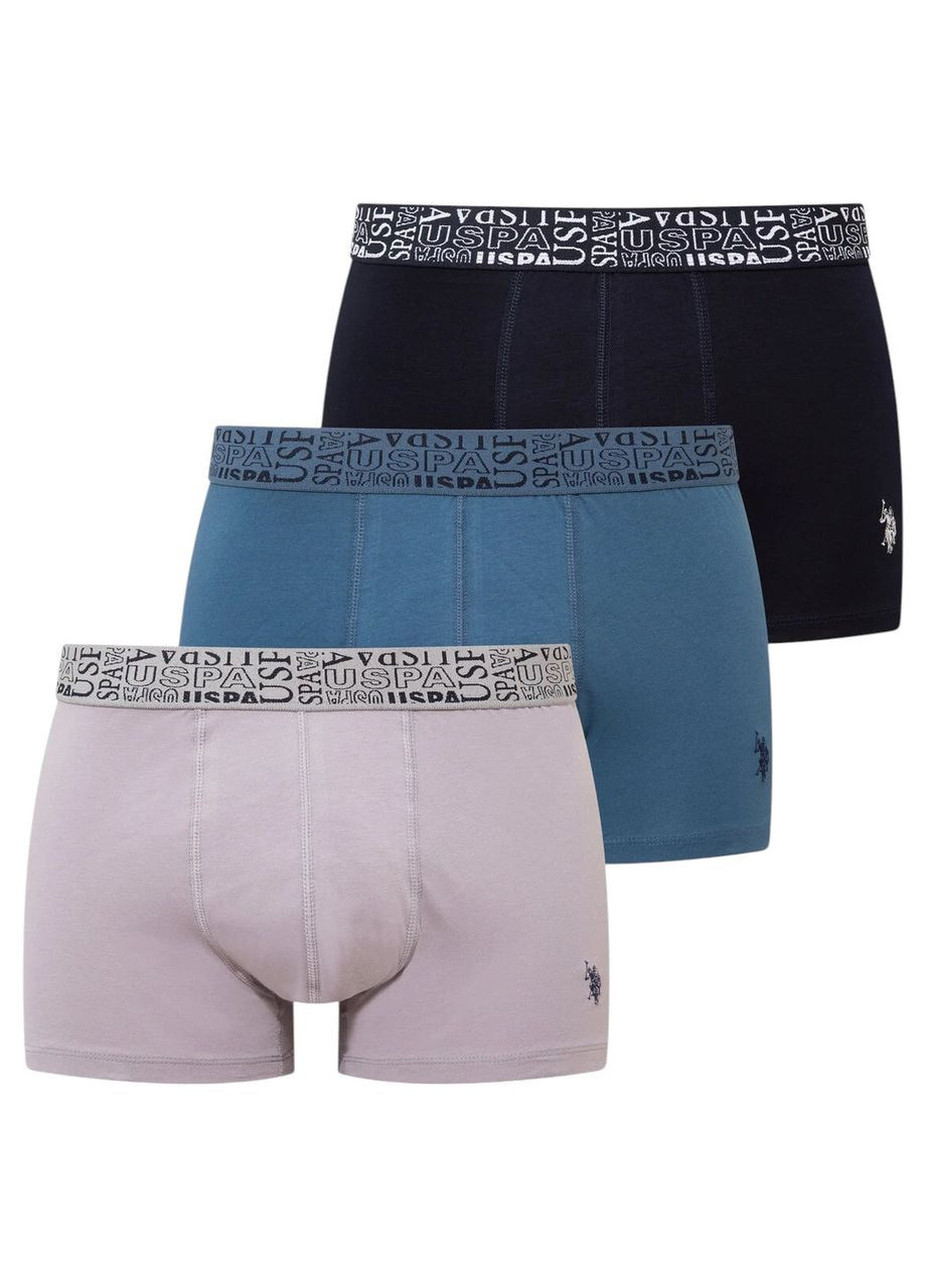 Набір трусів-боксерів чоловічих 3шт. U.S. Polo Assn. U.S. Polo Assn. (365961141)