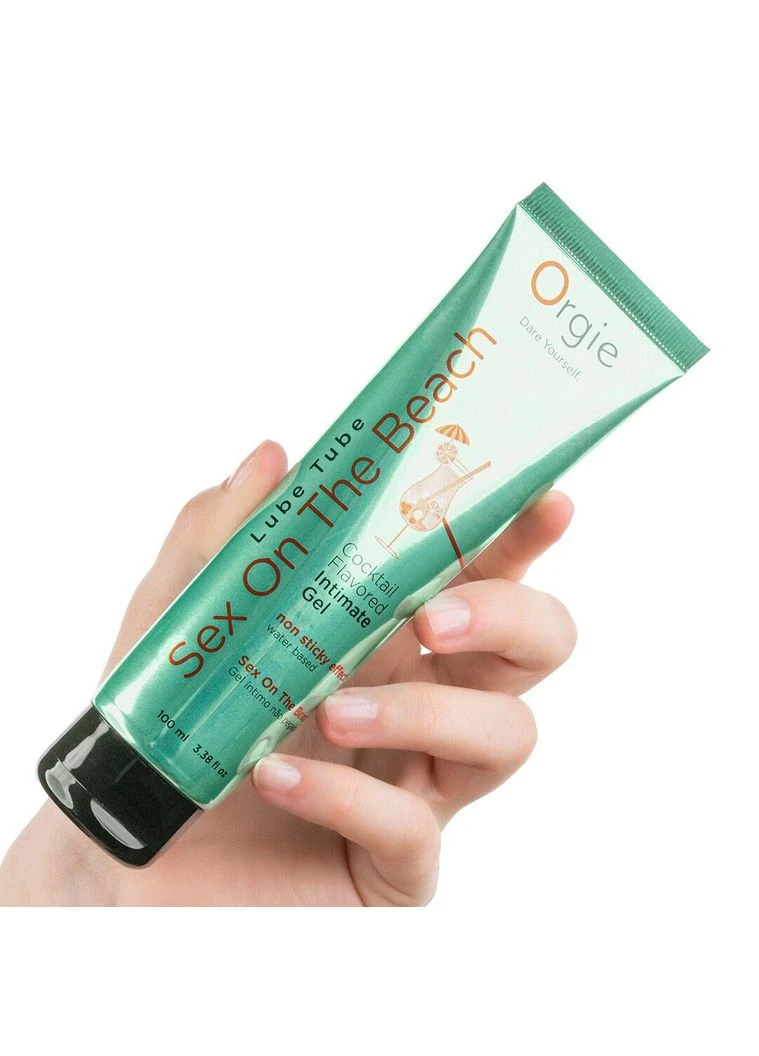 Лубрикант на водной основе персиково-апельсиновый вкус Lube Tube Sex On The Beach (100 мл) Orgie (321973293)