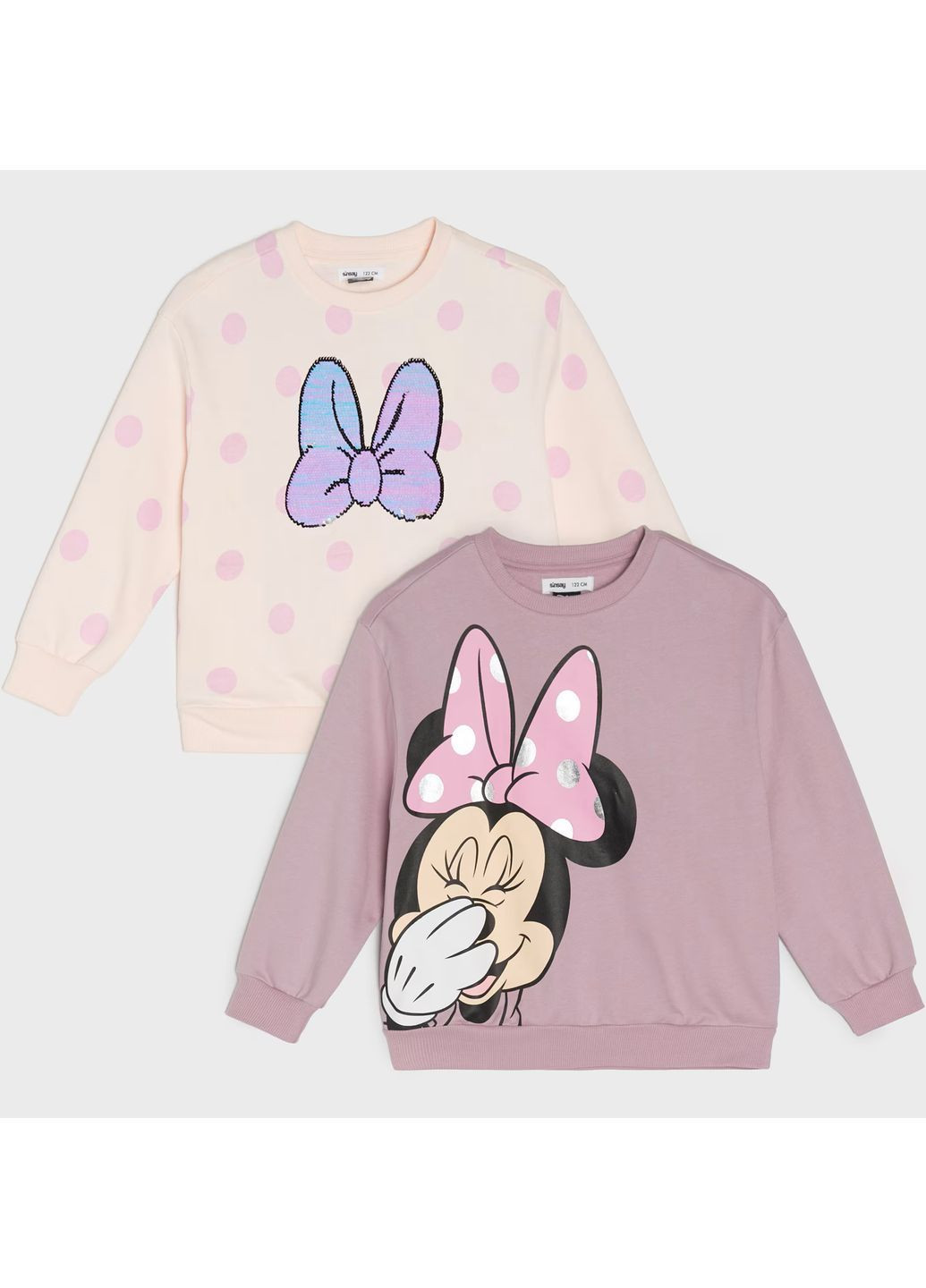 Sinsay світшоти 2 шт. для дівчинки персонажі рожевий повсякденний трикотаж