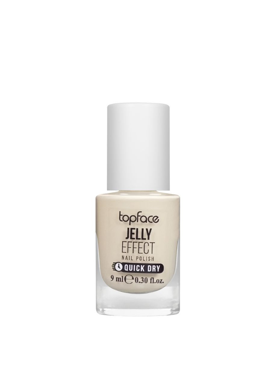 Лак для ногтей Jelly Effect Nail Polish быстросохнущий PT110, 18 Бледный бежевый TopFace (363554964)