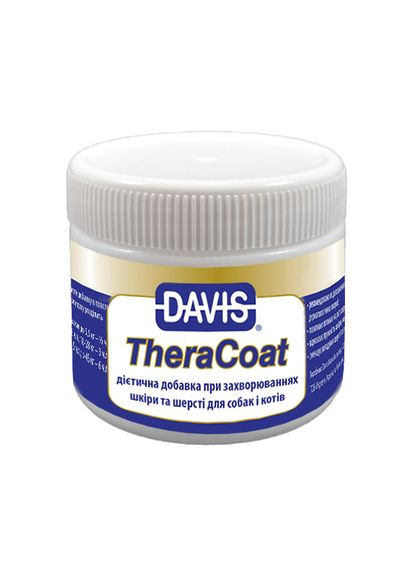 Дієтична добавка для шерсті собак і котів TheraCoat 75 г (2100058062017) Davis (279566344)