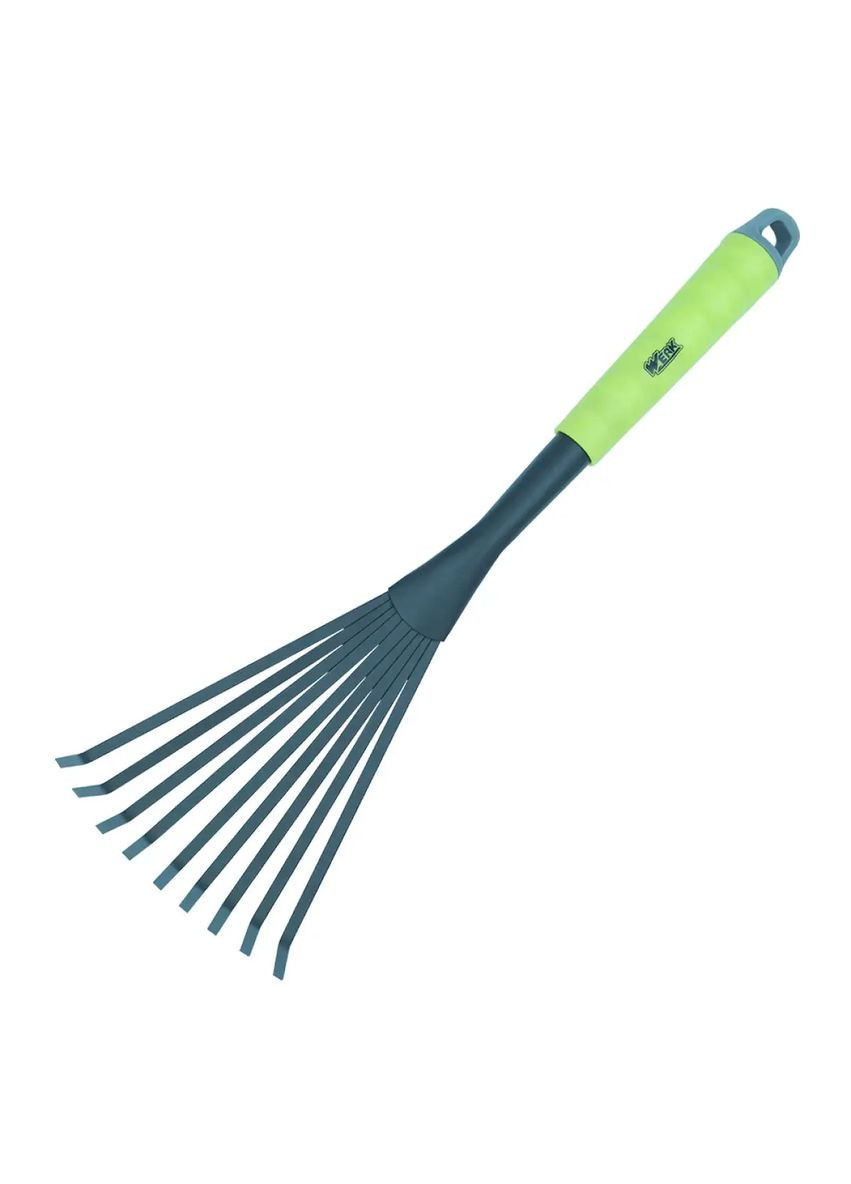 Мини грабли веерные 390мм эпоксидное покрытие 81071 (139026) Werk (317558883)