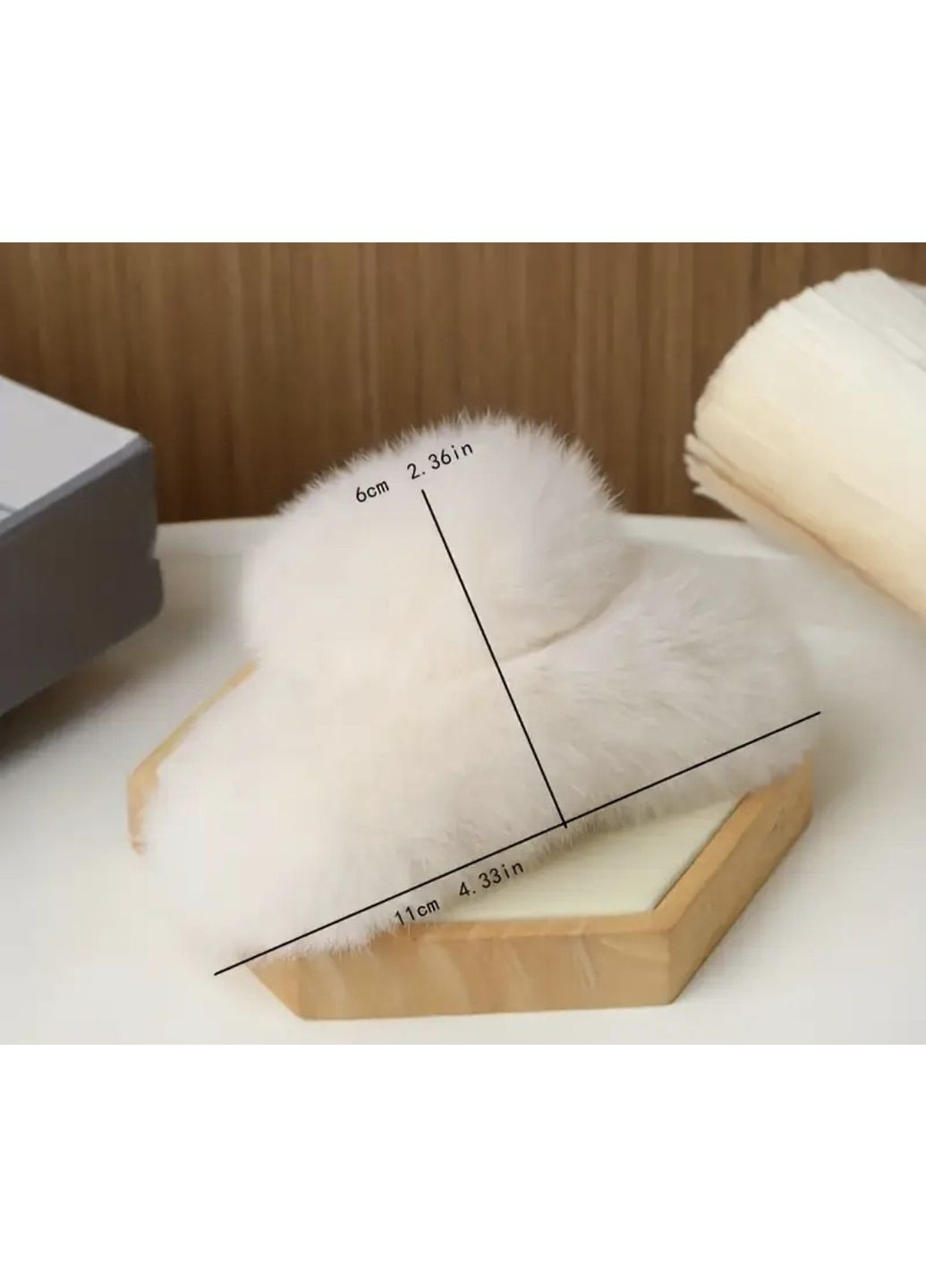 Шпилька крабік із хутра China (356567682)