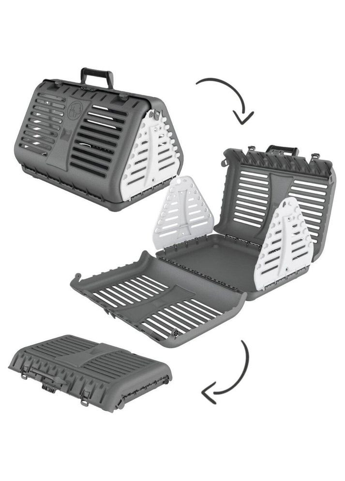 Складная переноска для домашних животных Toby (40008) Rotho (334005212)