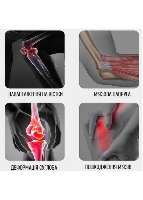 Бандаж на колінний суглоб AB066U_2. XXL/44-46см. Напівжорсткий. Ребра жорсткості. Кільце-Фіксатор. Чорно-Червоний. Bd AB066_u_2 (307288175)