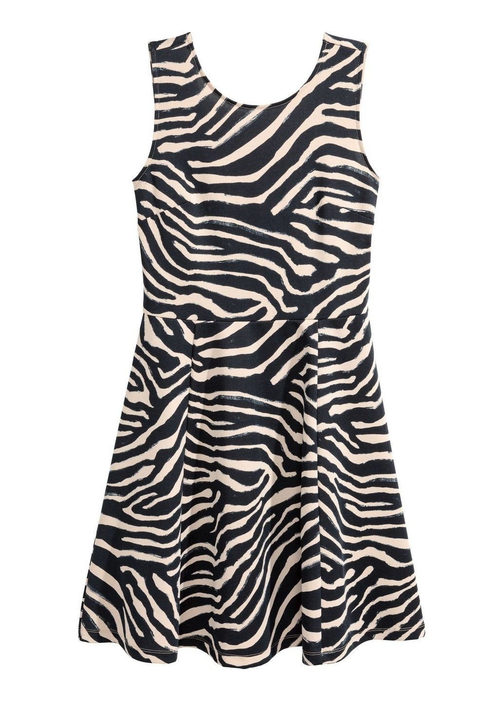 Комбінована кежуал сукня H&M зебра