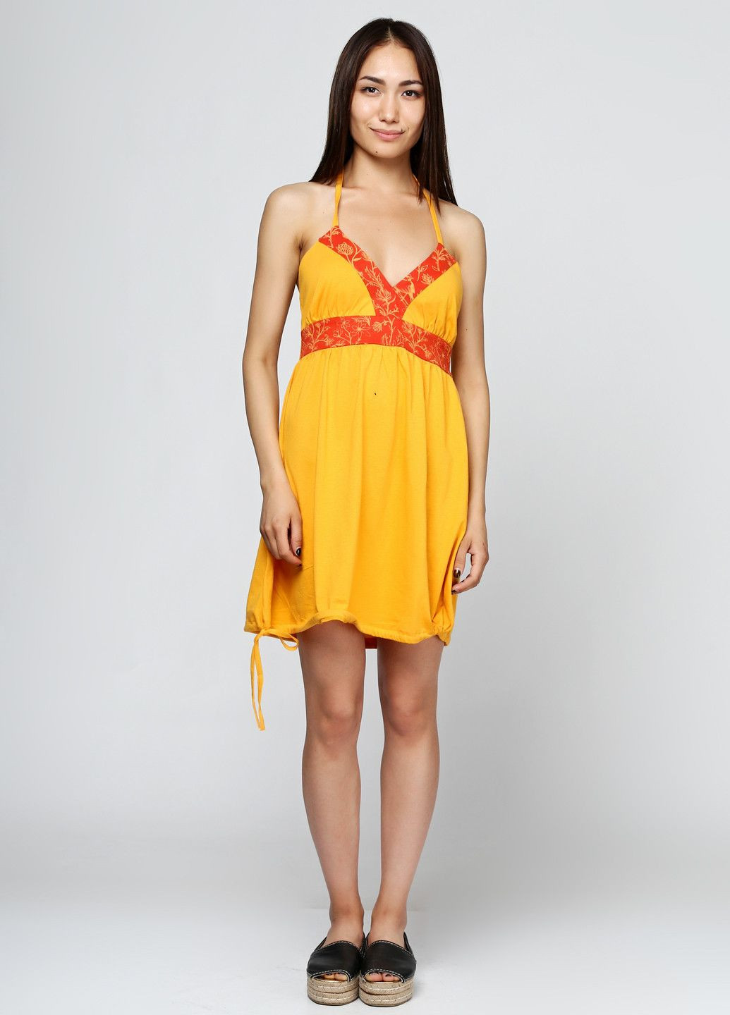 Жовтий повсякденний сукня жовтий Element однотонна