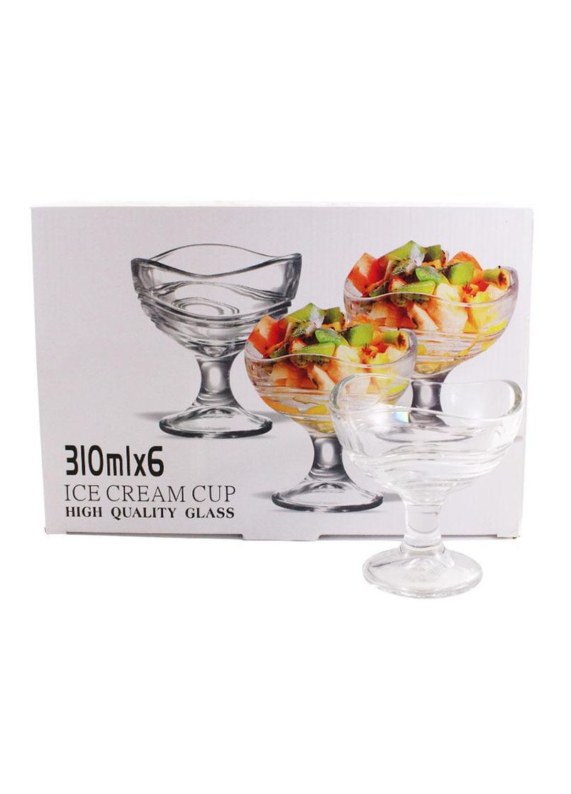 Набор стеклянных креманок 6 шт. 310 мл (BMIC-134010) Ristal (343052007)