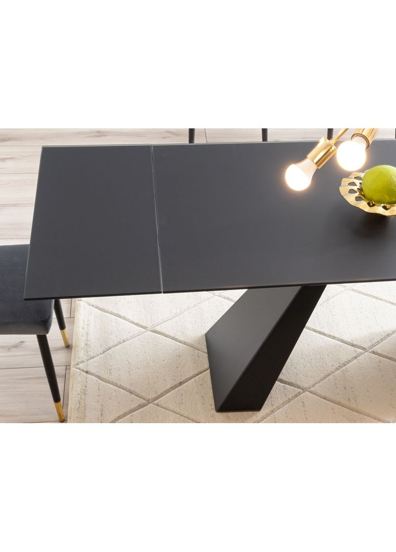 Стіл обідній Salvadore 90-160 (240) Чорний Мат SALVADOREC160 Signal (372178576)