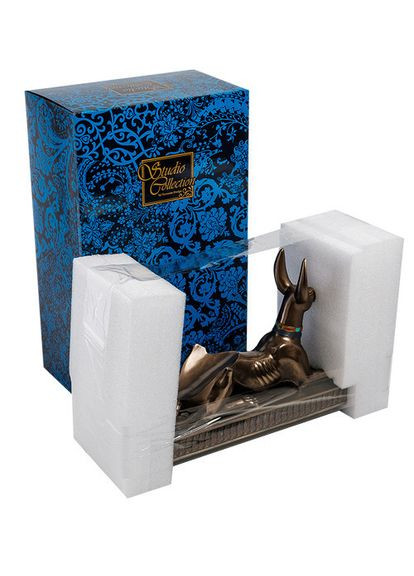 Статуэтка-держатель для бутылки Анубис - знаток целебных трав 31 см 1906365 Veronese (302239425)