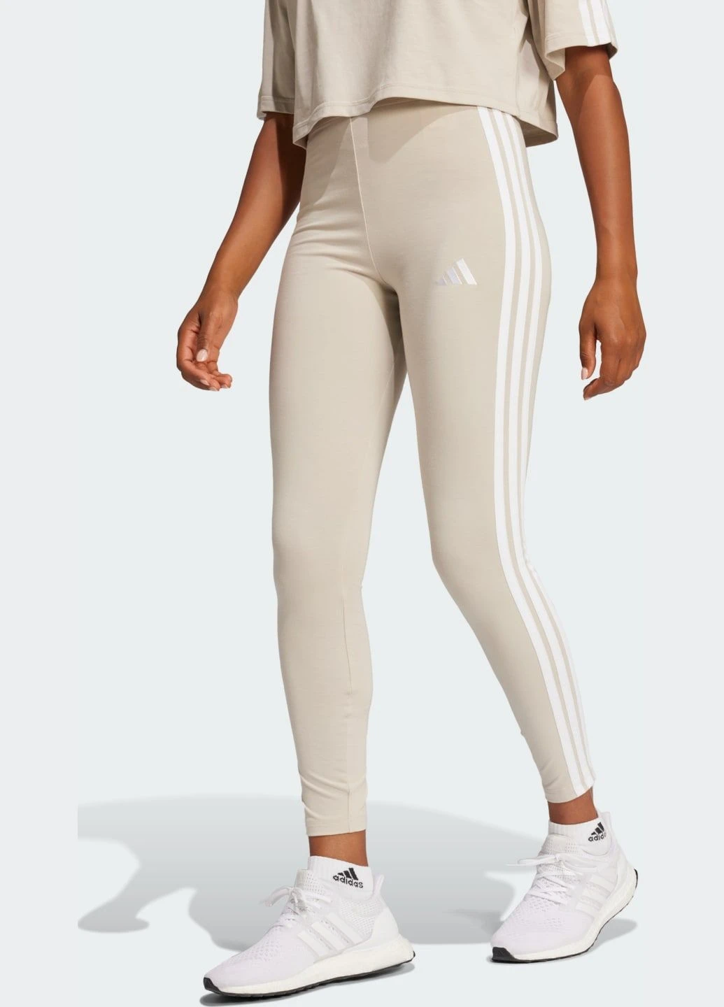 Легінси Essentials 3-Stripes Cotton adidas (375244357)