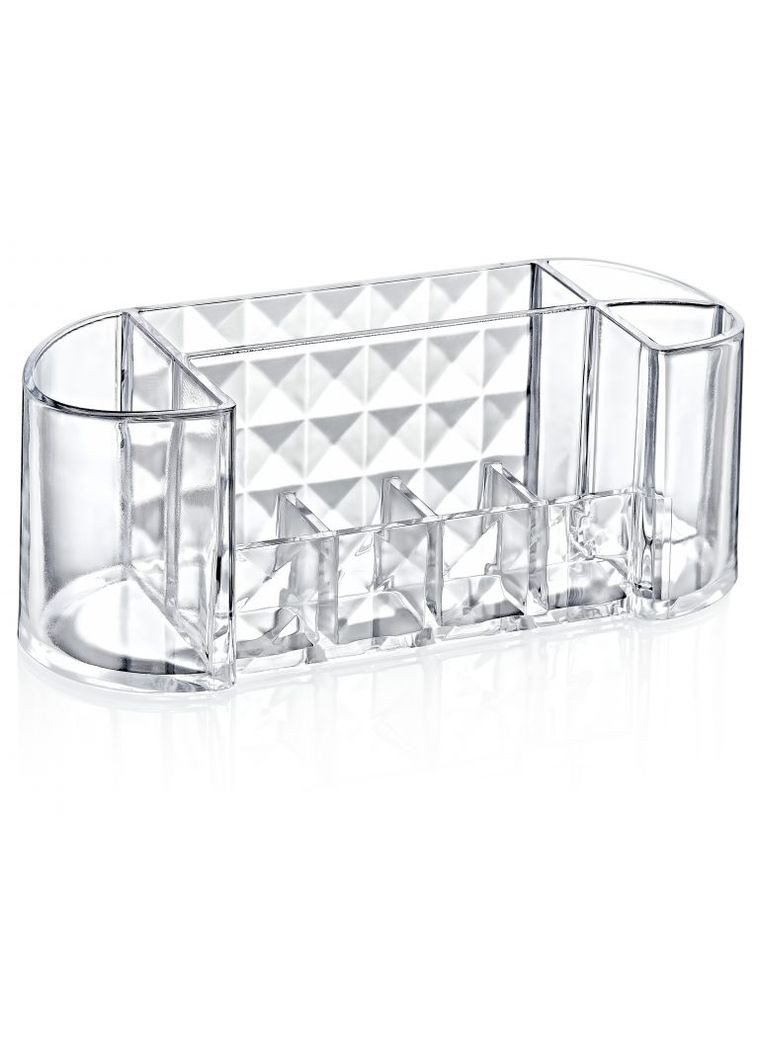 Органайзер для кистей Diamond овальный прозрачный BoxUp FT-024 (323221577)