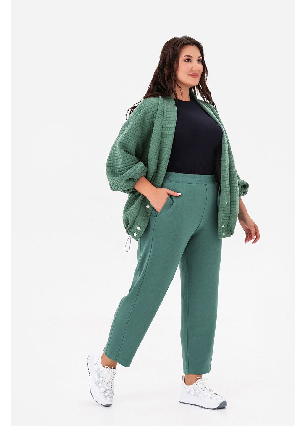 Бомбер BUBLE зеленый Garne (362697395)