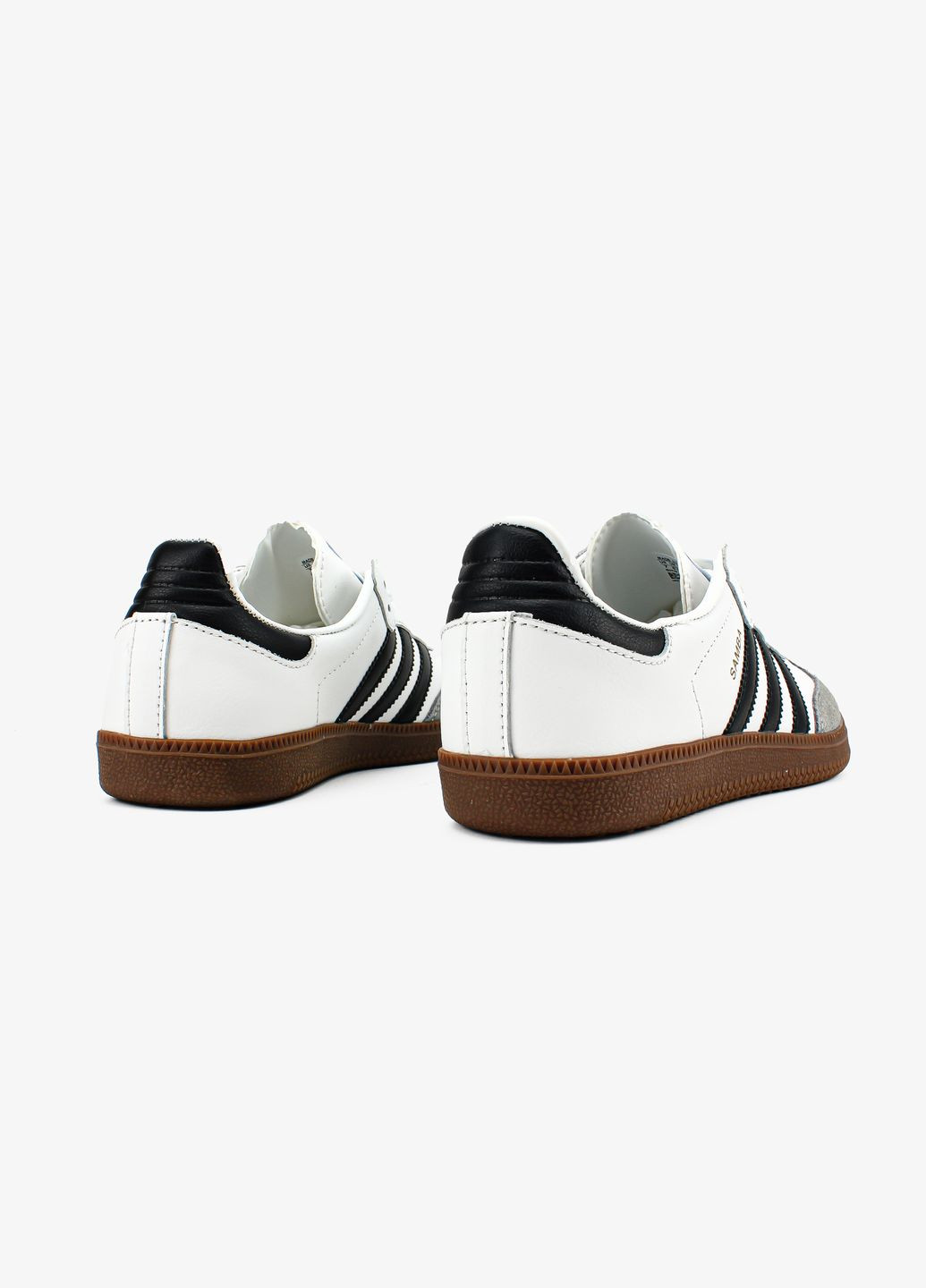 Кросівки жіночі і чоловічі adidas Samba white grey | Адідас Самба білі всесезони (317186495)