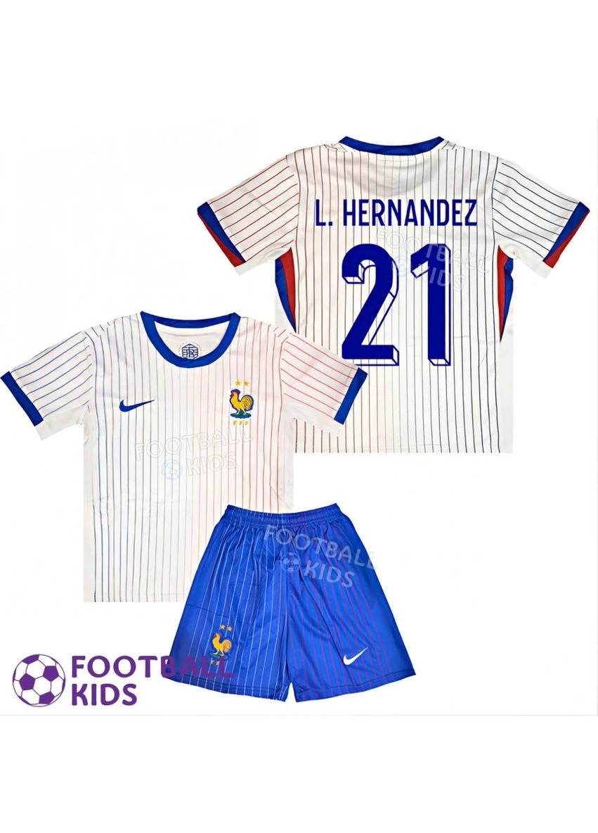 Детская футбольная форма L. HERNANDEZ 21 сборной Франции EURO 2024 France Away (set3542-122707) No Brand (361051248)