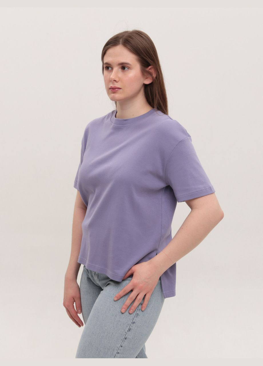 Футболка жіноча бузкова вільна Whitney Вільна - (328000589)