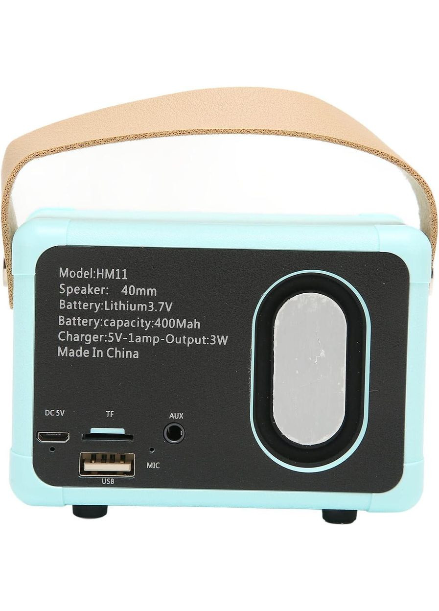 Портативна колонка Bluetooth водонепроникна в стилі ретро Blue Digital (365720918)