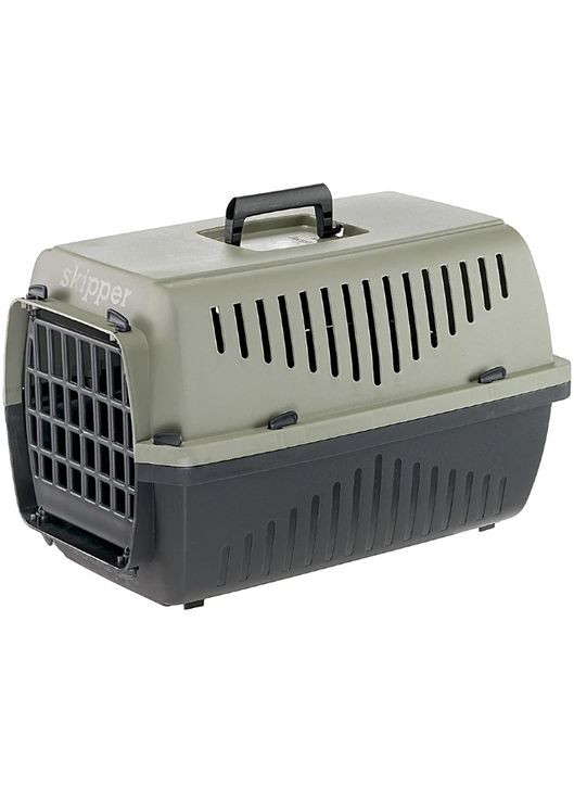 Переноска для котів і маленьких собак Skipper (Ферпласт Скипер) 48 x 32 x h 31 cm - 1, Сірий Ferplast (330797463)