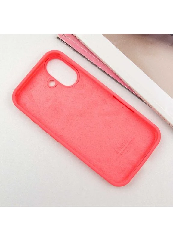 Чохол Silicone Case Full Protective (AA) для Apple iPhone 16 Plus (6.7") Оранжевий Epik (373939145)