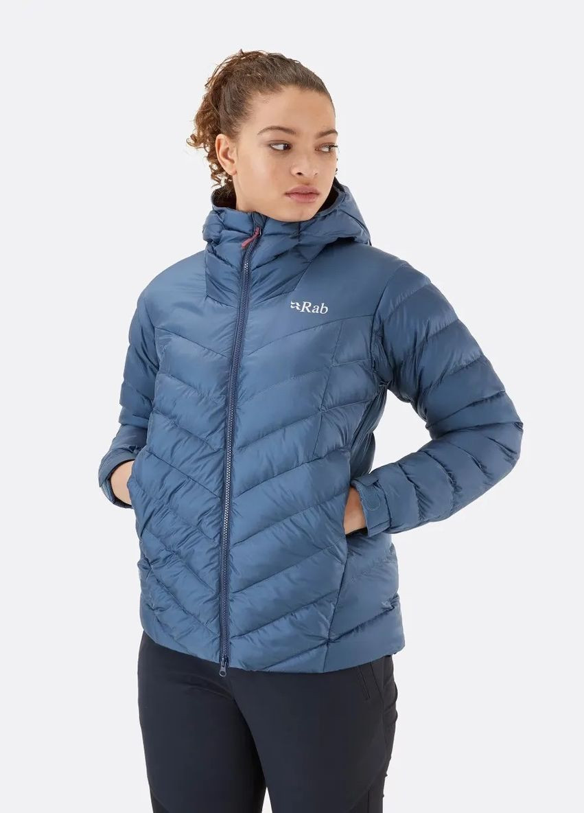 Синяя зимняя куртка nebula pro jacket women Rab