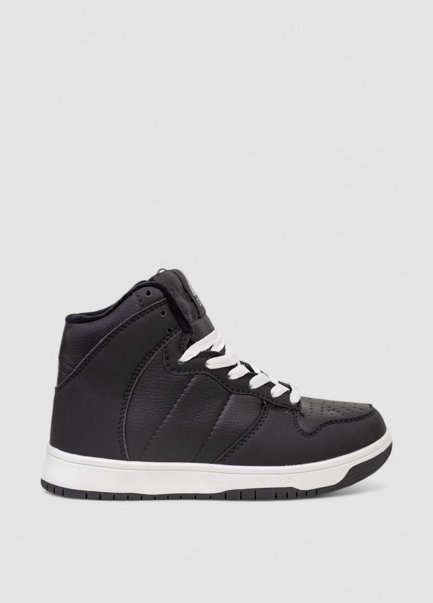 Кроссовки женские зимние на меху Ager 248RH1060 чёрно-белые демисезоны (338370592)