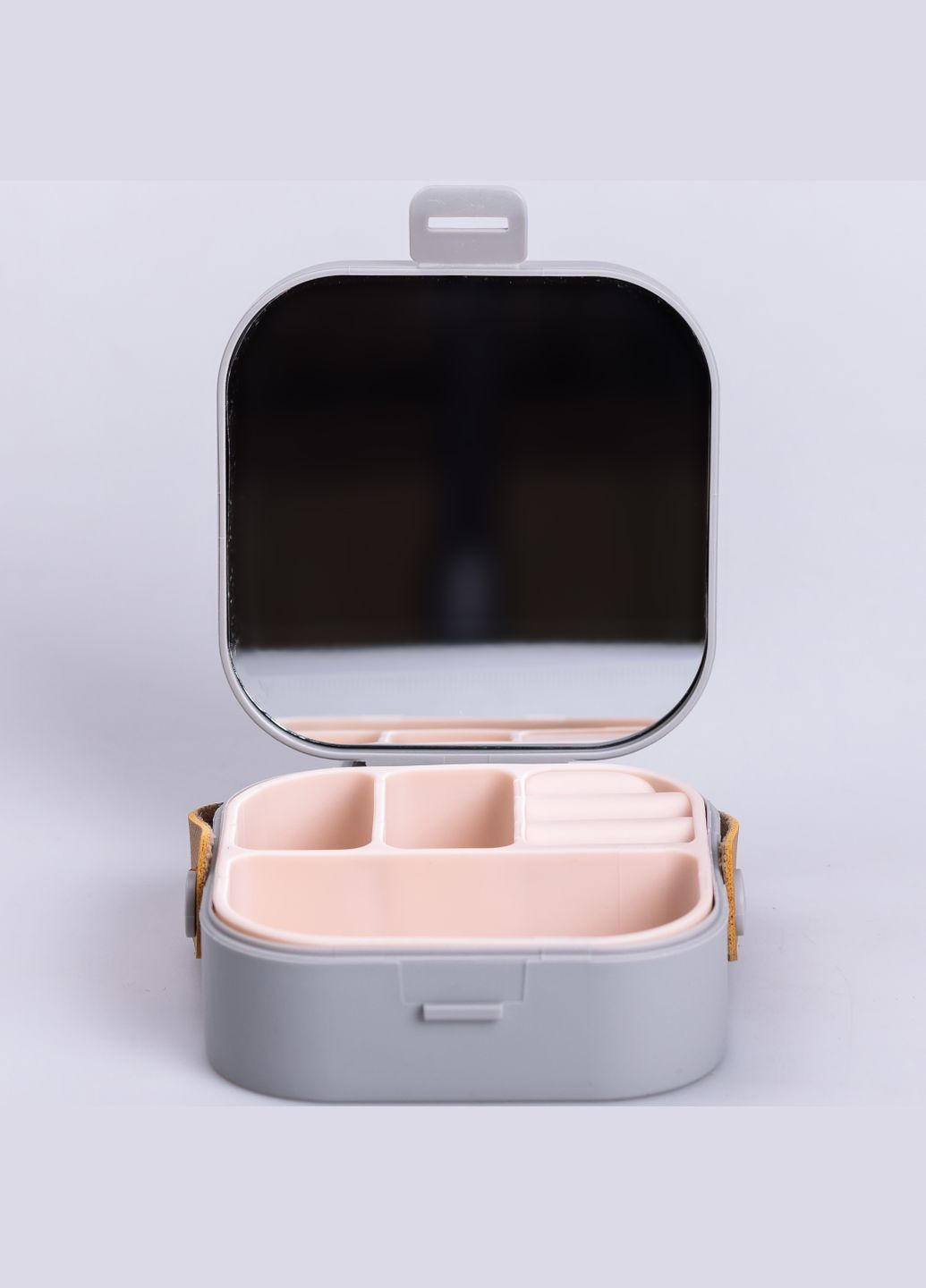 Міні-скринька для прикрас Mini Box з дзеркалом 9х9х3,8 см, Yiwu (325428338)