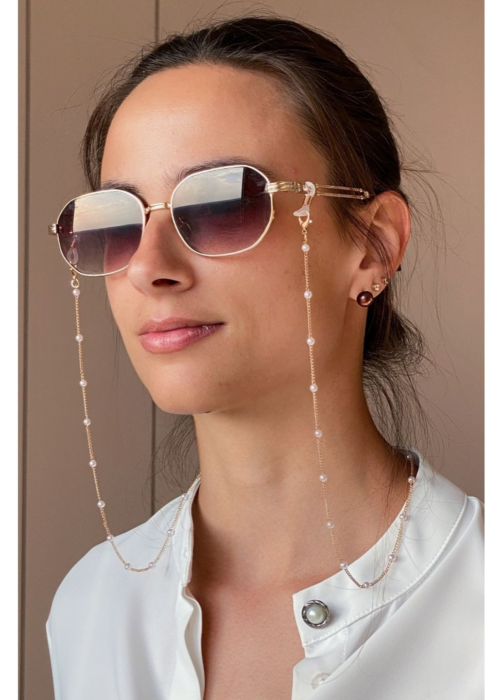 Цепочка для очков с жемчугом CHICLY (355317708)