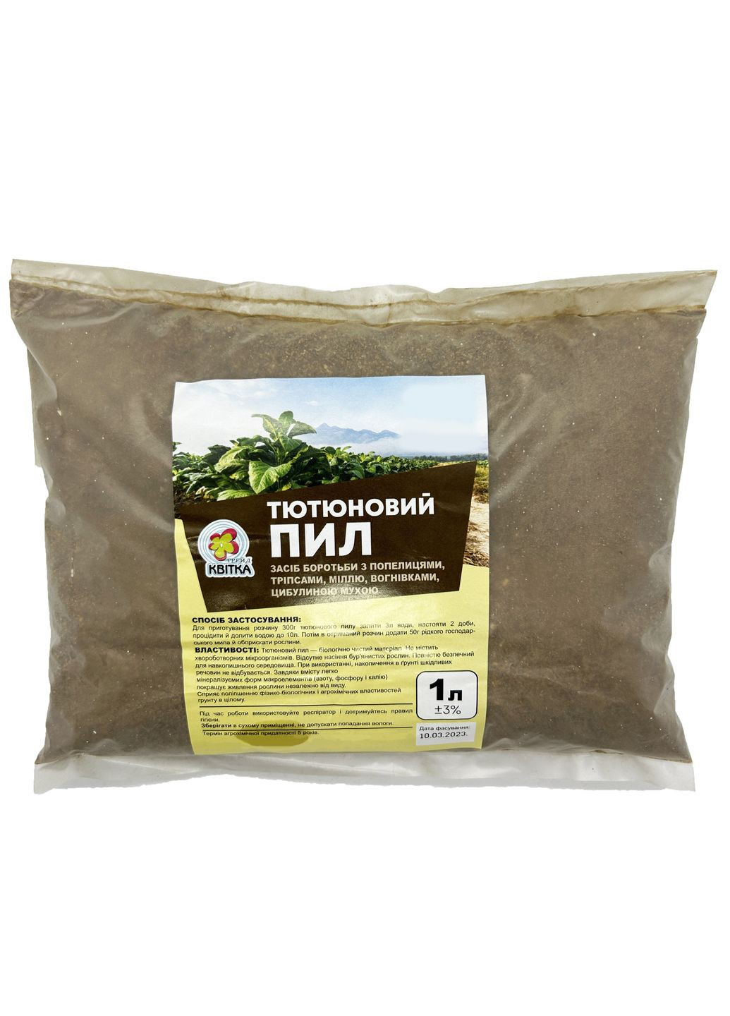 Удобрение-инсектицид Табачная пыль 1 л No Brand (317320557)