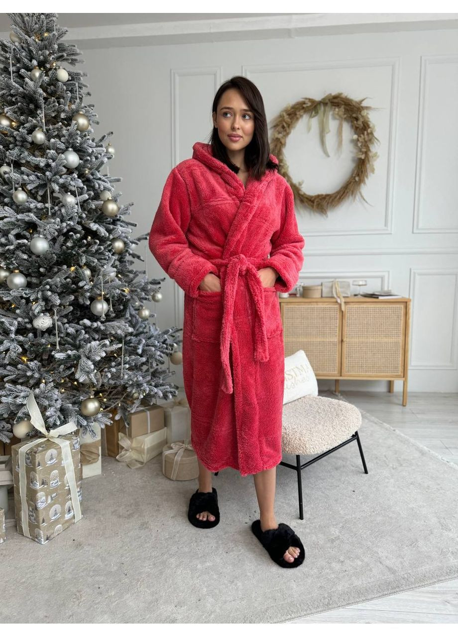 Теплий довгий халат з капюшоном Vakko (362461106)