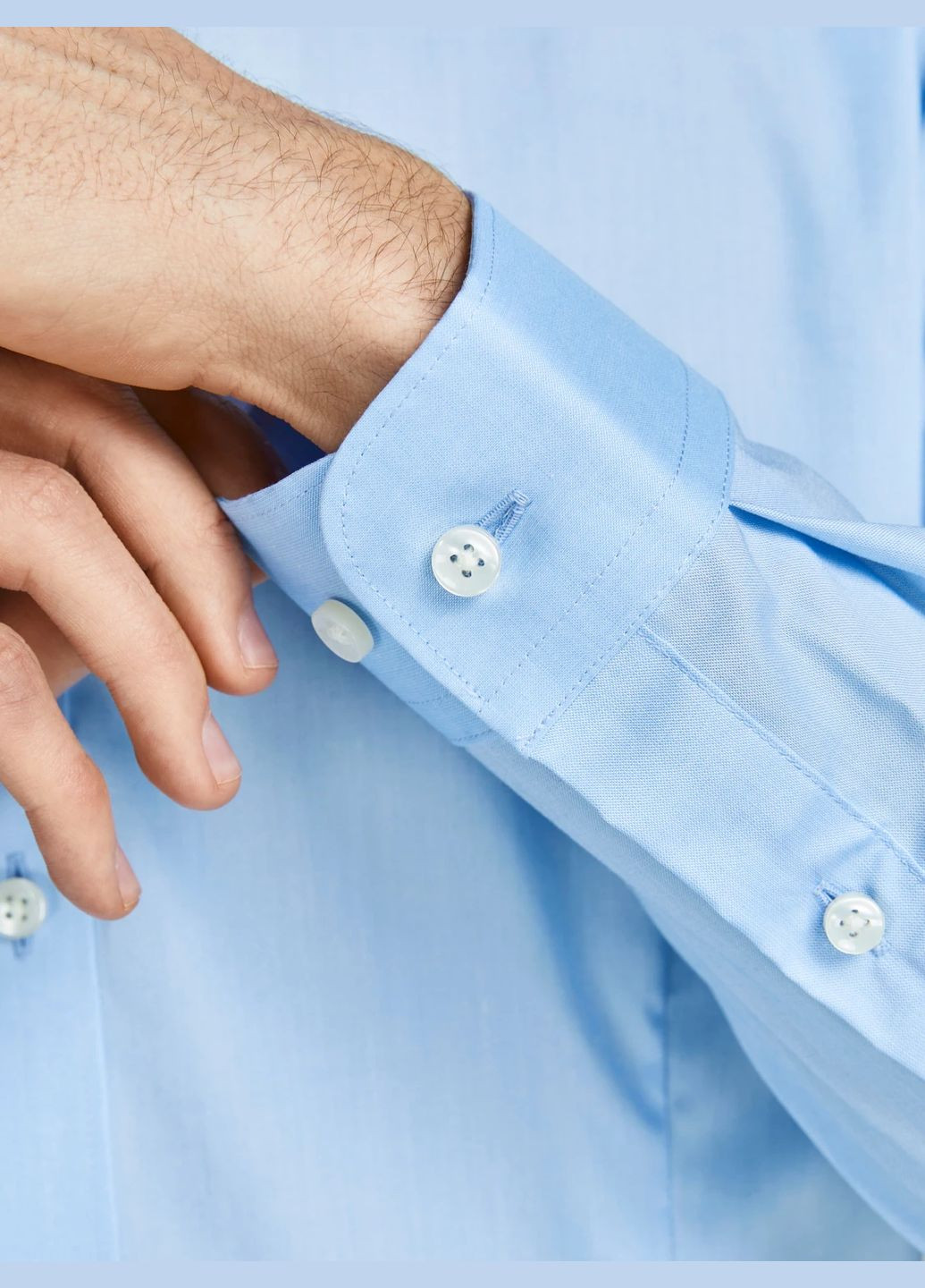 Голубой кэжуал рубашка однотонная JACK&JONES