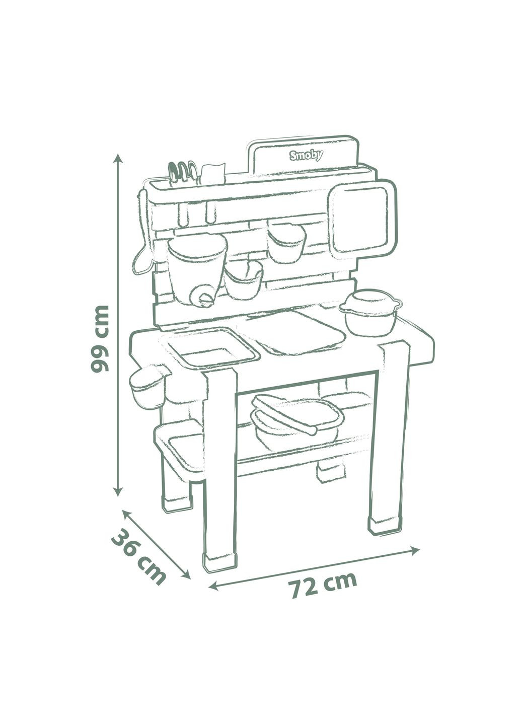 Кухня Life Садівництво () Smoby 7600840208 (361855762)
