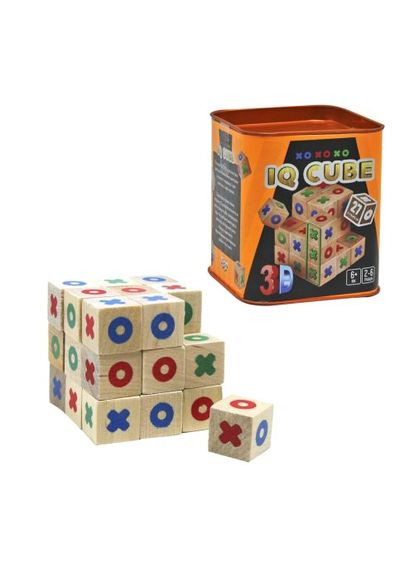 Настільна гра IQ Cube Dankotoys хрестики-нуліки для дітей та дорослих ProDobro (367091263)