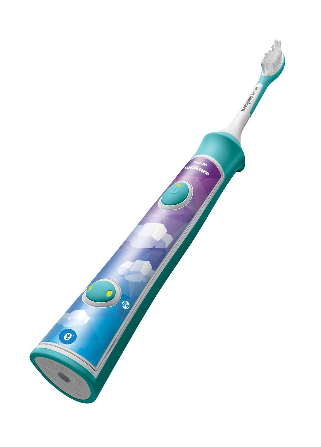 Щітка зубна електр., Sonicare For Kids, для дітей, 62т. колив/хв, насадок-2, Bluetooth, голубий Philips (324228719)