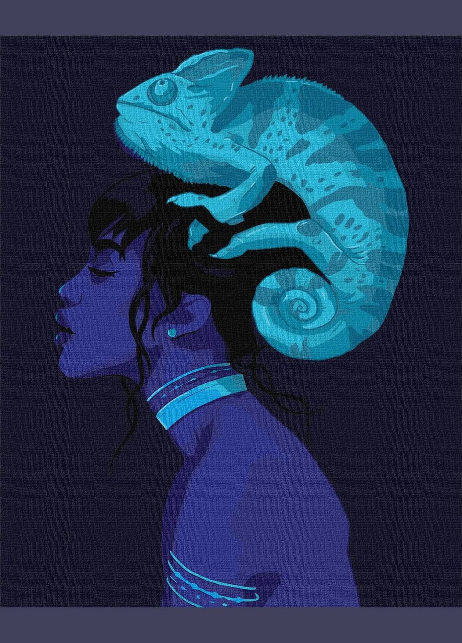 Картина по номерам. "Неоновая красота" 40*50 см KHO 4890 Ідейка (362534738)