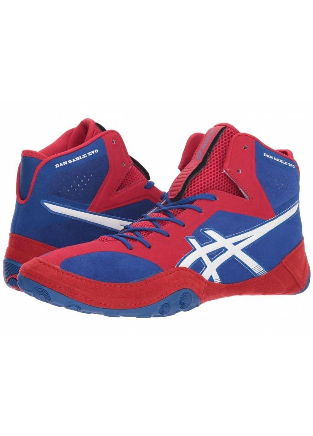 Борцовки Dan Gable Evo сине-красные (J700Y.400) Asics (338256561)