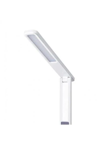 Лампа настільна LED TF05W, White, 7 Вт, 3000K/4100K/5500K, 300 лм, сенсорне керування, LCD дисплей показує годинник, будильник, Videx (395339134)