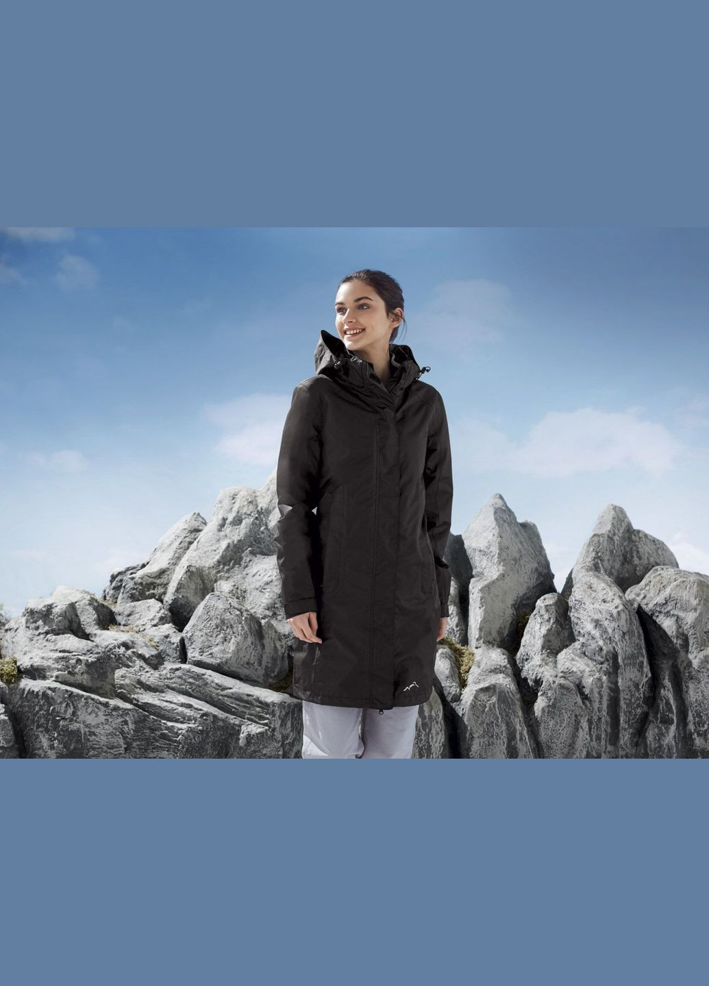 Термо-куртка водоотталкивающая и ветрозащитная для женщины 300618 Crivit (263130846)
