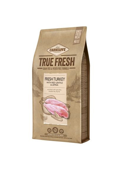 Сухой корм для собак (8595602545971) Carnilove True Fresh TURKEY for Adult dogs 11.4 кг (369880927)