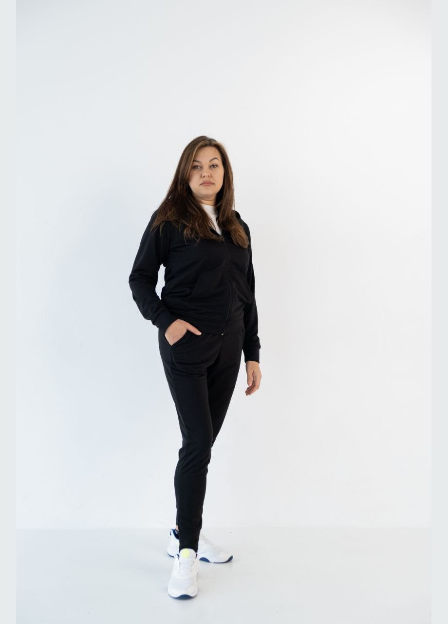 Спортивний костюм унісекс колір чорний р.XL 453005 New Trend (285711736)