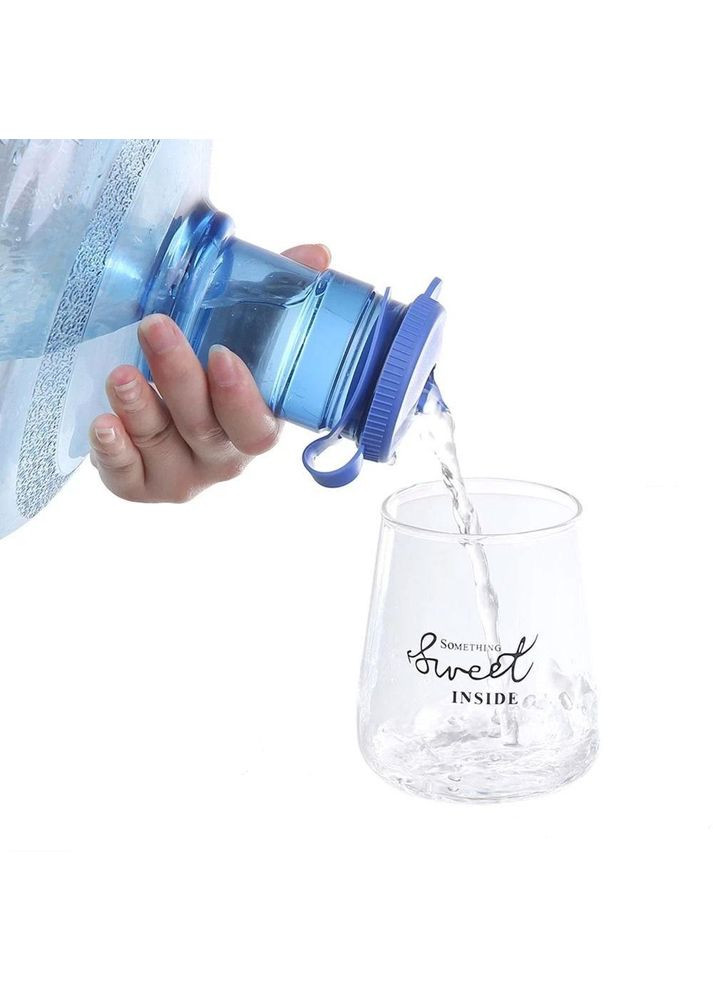 Універсальна гумова кришка для бутлів з водою на 13-19 л з клапаном для помпи (NR0214_1) No Brand (369150693)