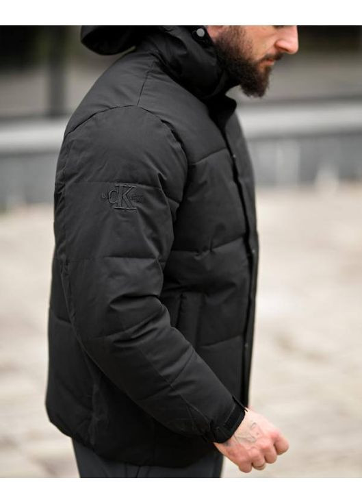 Чорна зимня зимова чоловіча куртка No Brand