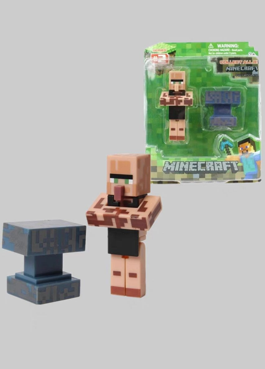 Набір фігурок Майнкрафт з аксесуарами Житель2 No Brand (348118757)