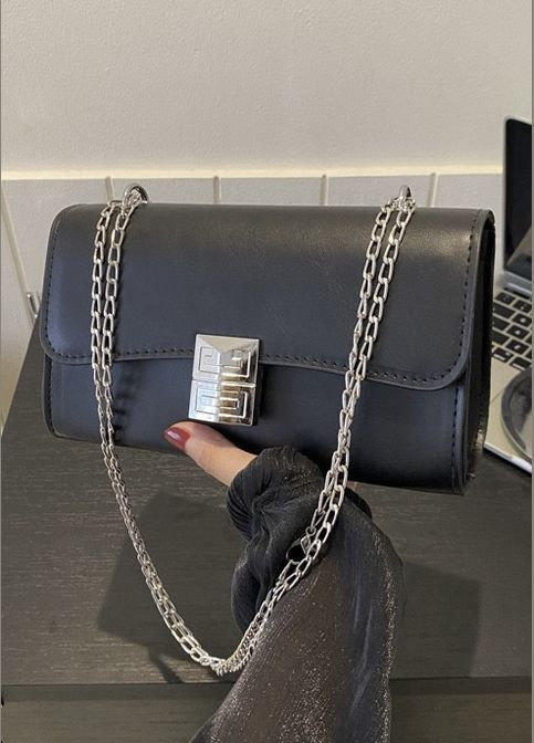 Жіноча сумка крос-боді чорна No Brand (290665316)