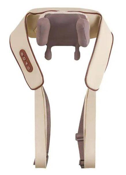 Аккумуляторный массажер JBY-820 52755 для шеи, спины и тела электрический с подогревом для воротниковой зоны No Brand (317309361)