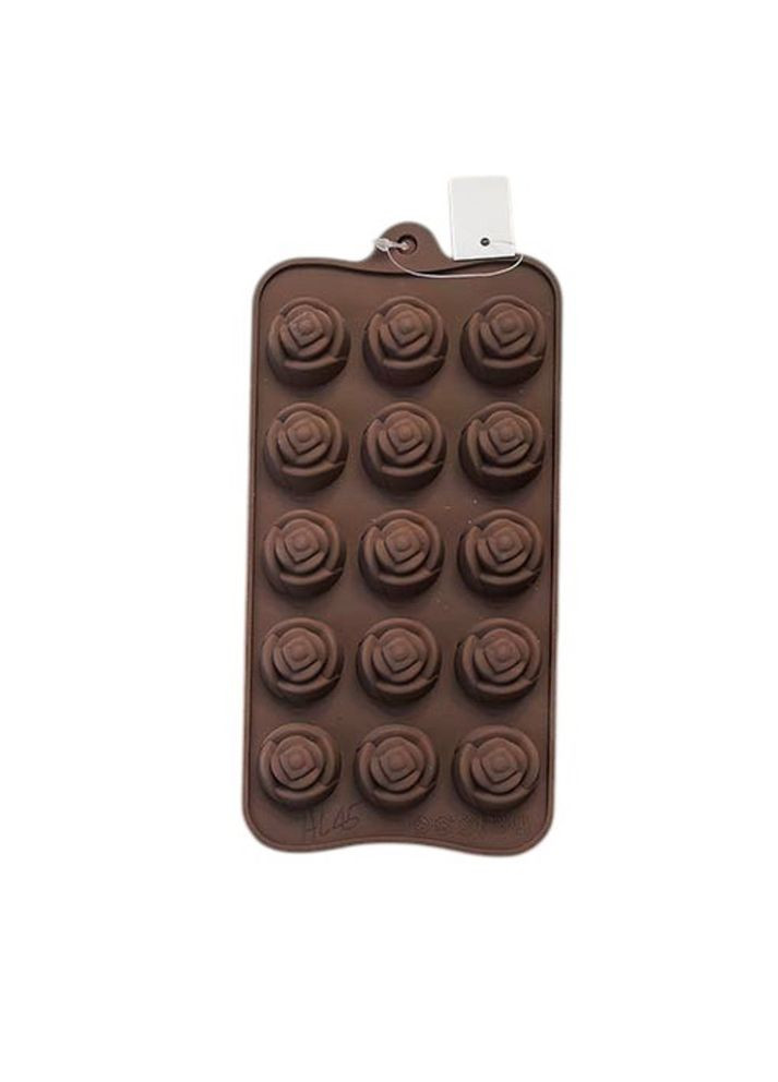 Форма силикон для конфет "Цветы" 15шт/л 20.5*10.3см Home (365263355)